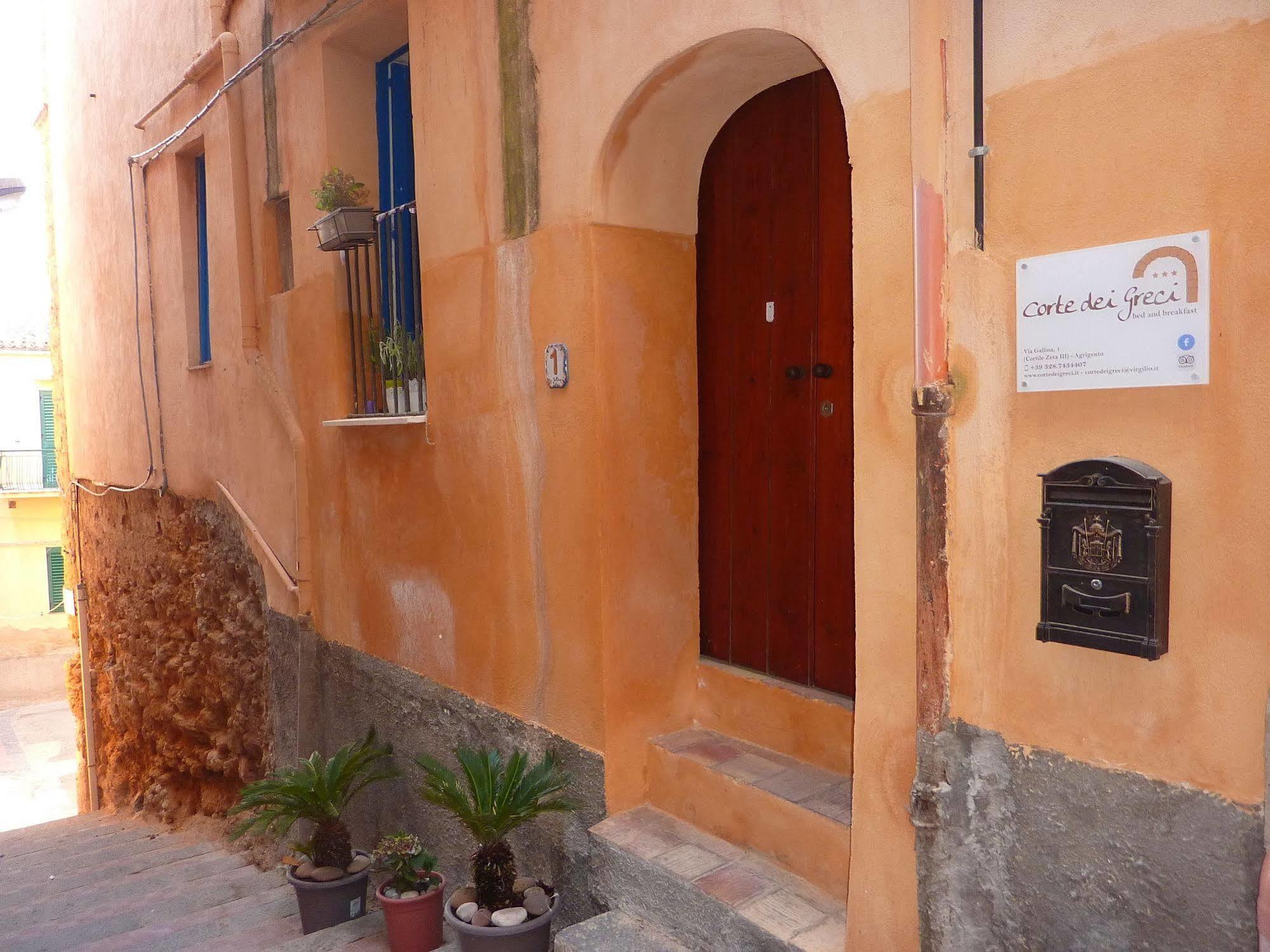 לינה וארוחת בוקר אגריג'נטו Corte Dei Greci מראה חיצוני תמונה